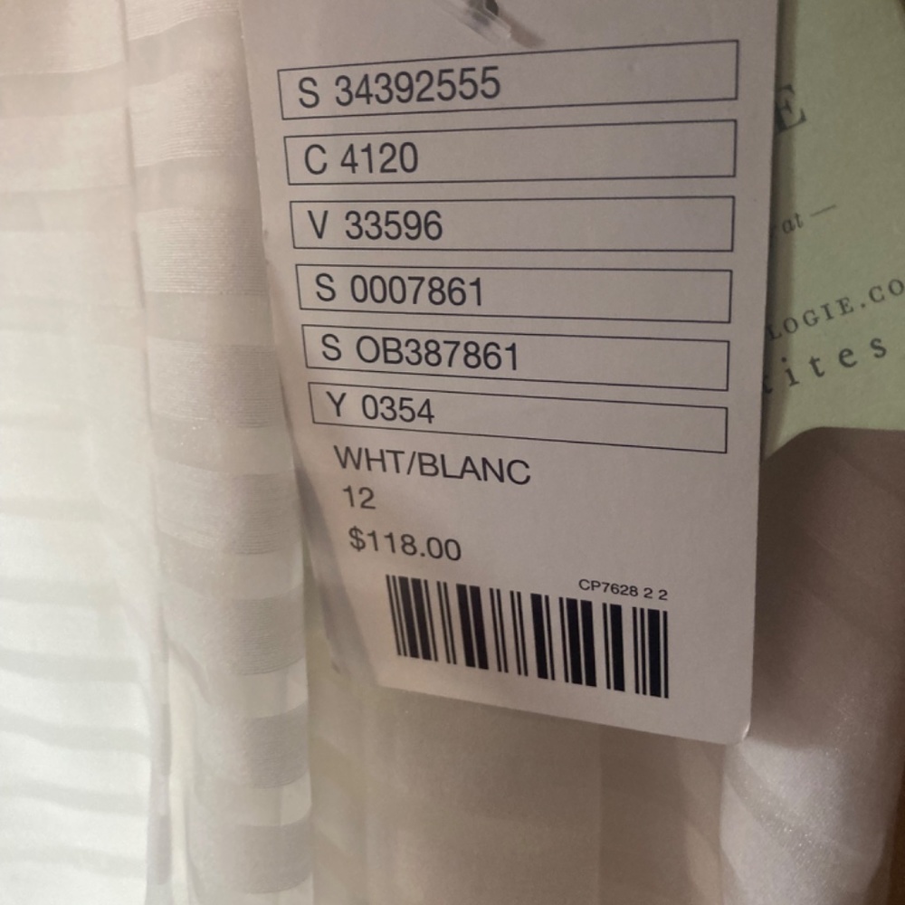 🤍NEW🤍 Anthropologie Leifsdottir White Skirt NWT - Picture 7 of 8